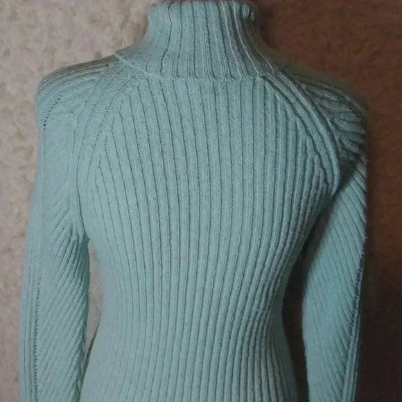 Sundance Women’s Agua Cable Knit Turtleneck Sweater Size XS - Picture 5 of 8